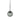 Lord 1 Model 200 Pendant Lamp - Black/Smoke Glass