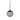 Lord 1 Model 250 Pendant Lamp - Black/Smoke Glass