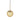 Lord 1 Model 250 Pendant Lamp - Brass/Brown Glass
