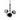 Lord Bouquet 735 Pendant Lamp - Black/Smoke