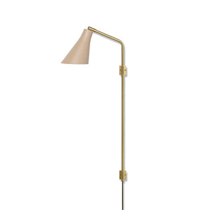 Miller Model Swing Wall Lamp - Light Sand/Brass