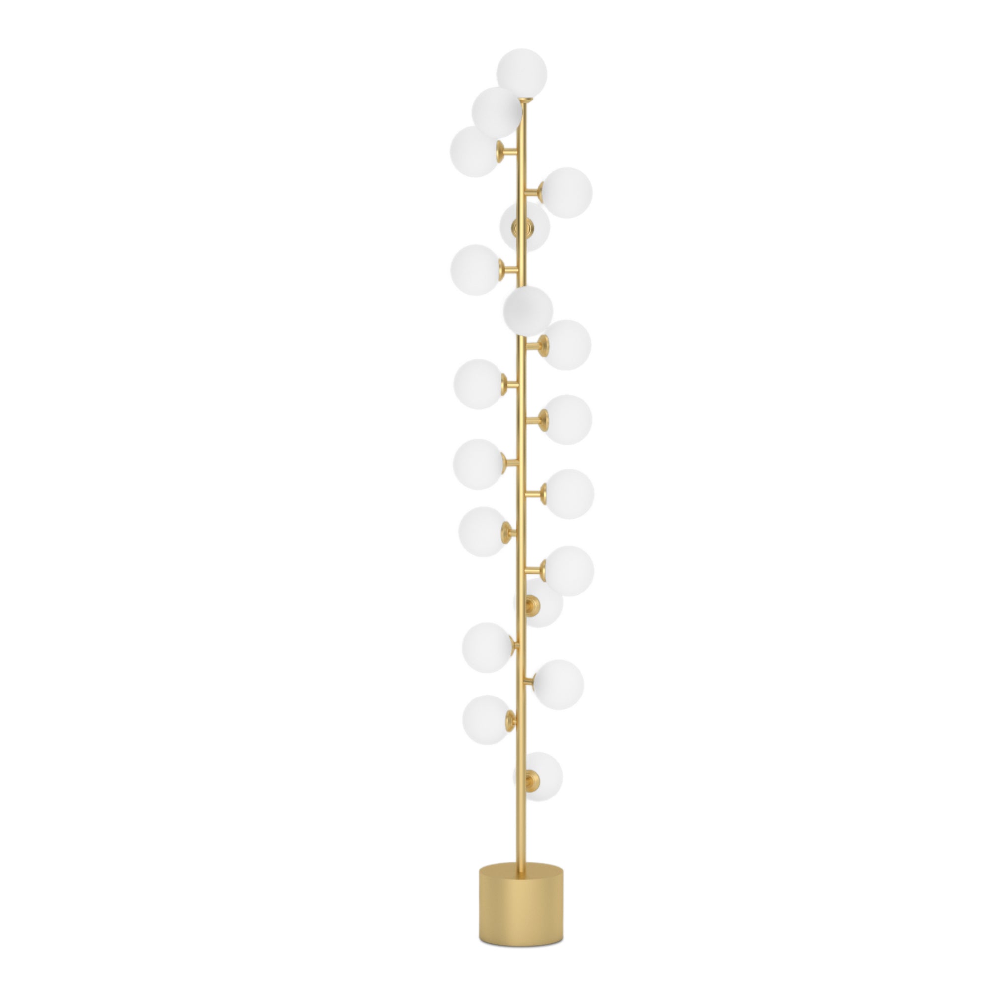 Areti - Mimosa Floor Lamp - Brass – Designitch