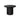 Moon 10014379 Side Table - Brown/Black Stained Veneer Oak Lacquered