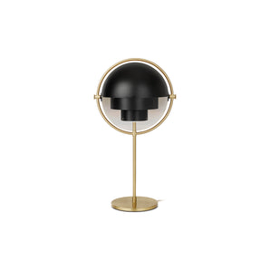 Multi-Lite 10032998 Table Lamp - Brass/Black Semi Matt
