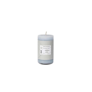 No1 Rustic Pillar Unscented Candle - Plein Air - Small (10 cm)