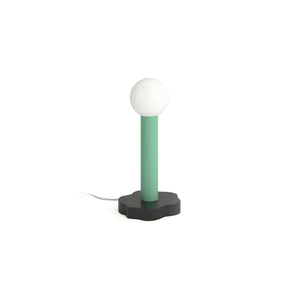 Outlines D02 Table Lamp - Black/White/Light Green