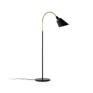 Bellevue AJ7 Floor Lamp - Black/Brass
