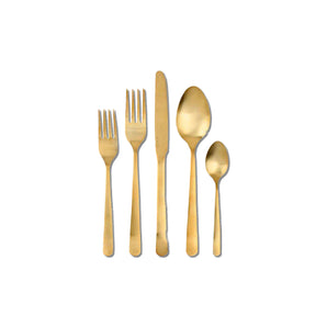 Oslo Cutlery - Matt Gold (Set 20)