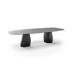 Deod Two Bases P1499 Dining Table - GN/CX