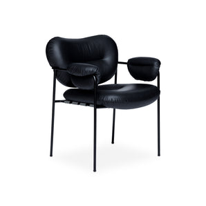 Bollo Dining Chair - Elmosoft (Black 9999)