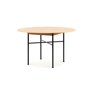 Supper Round 127 Dining Table - Lacquered  Oak
