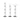 Noctambule Floor Lamp - 3 High Cylinders Cone