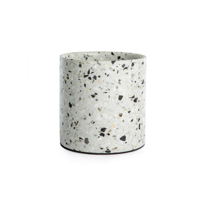 Terrazzo Medium Pot - White