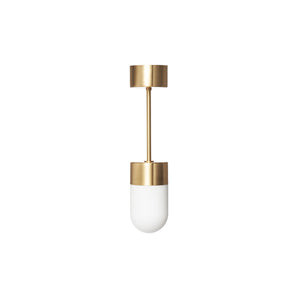 Vox Ceiling Lamp - Brass/Opal Glass