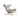 Wegner 1000 Ox Armchair - Brushed Steel/Fabric 2 (Clay 12)