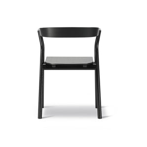 Yksi 3340 Dining Chair - Oak Black Lacquered