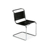 144 Dining Chair - Chrome/Cuoio Black