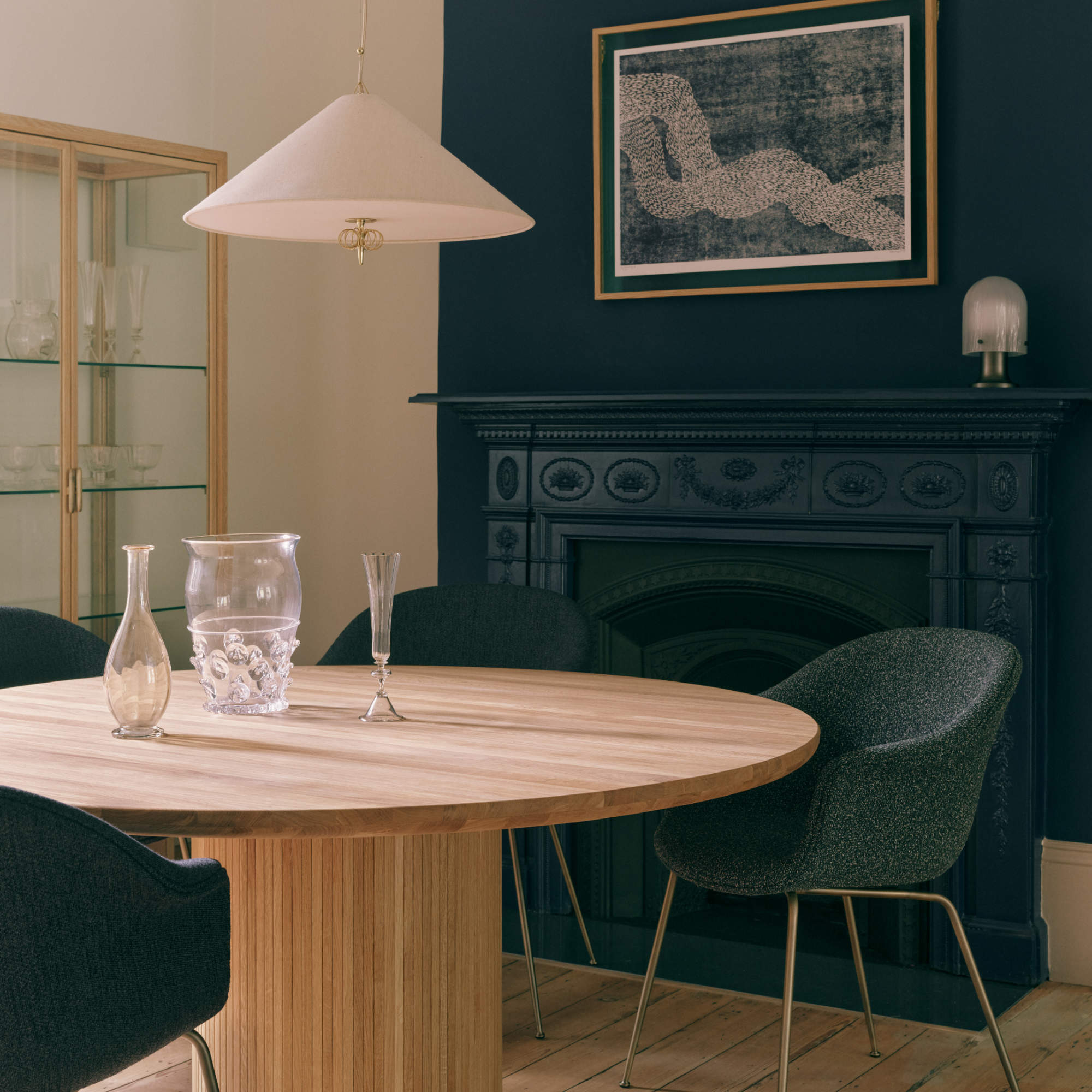 1967 Pendant Lamp - Brass/Canvas