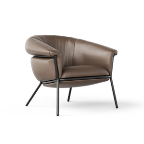 Grasso Armchair - Leather S (Dream Clay S45)