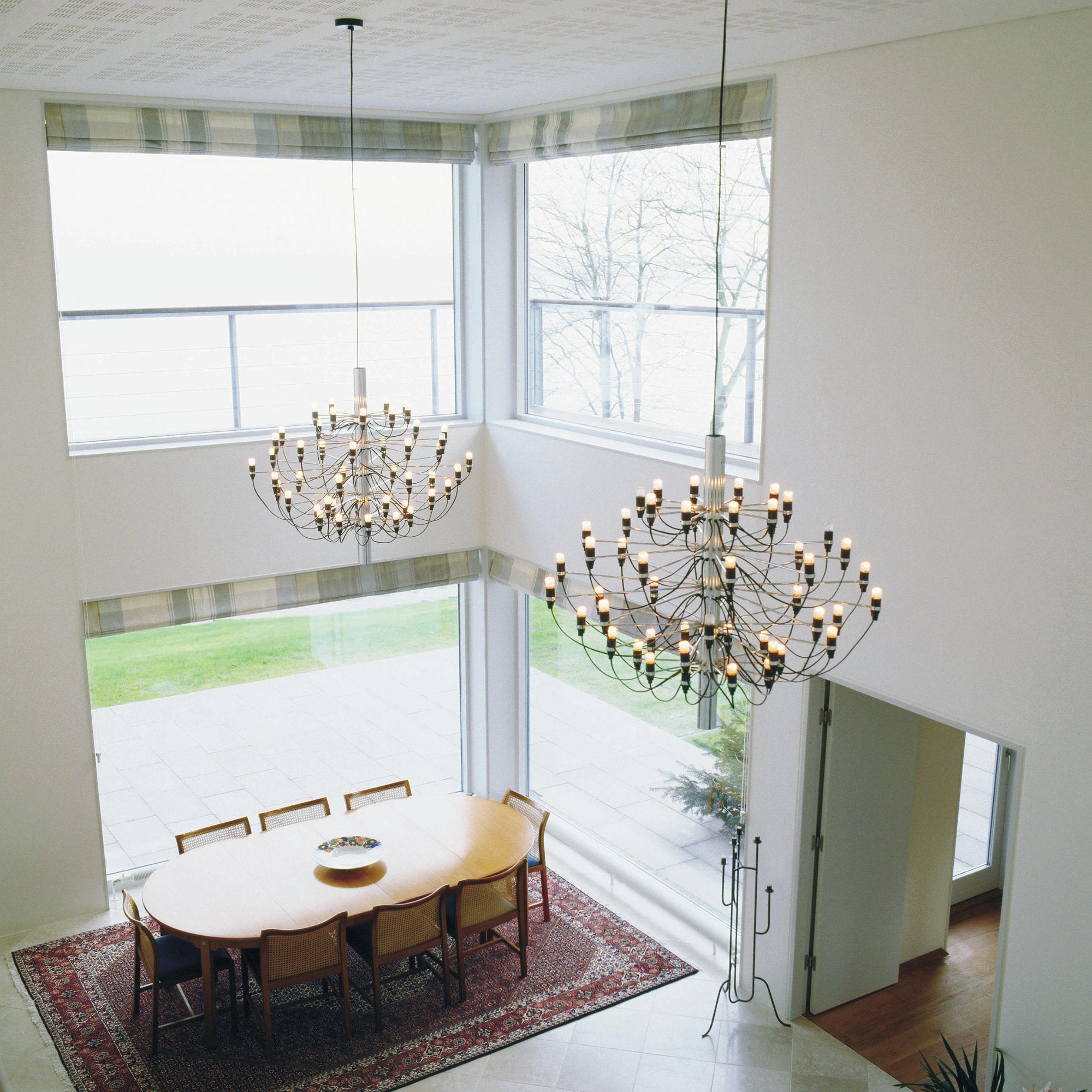 2097/50 Clear Bulbs Pendant Lamp - Chrome-4