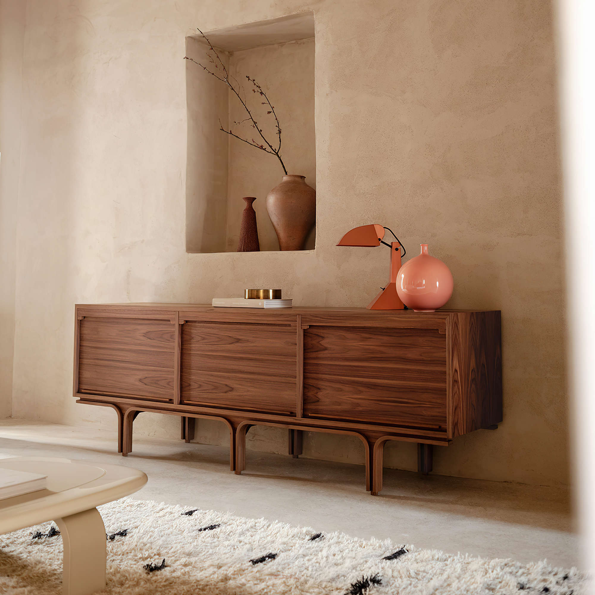 خزانة جانبية Serie 503CR210 - Canaletto Walnut T135
