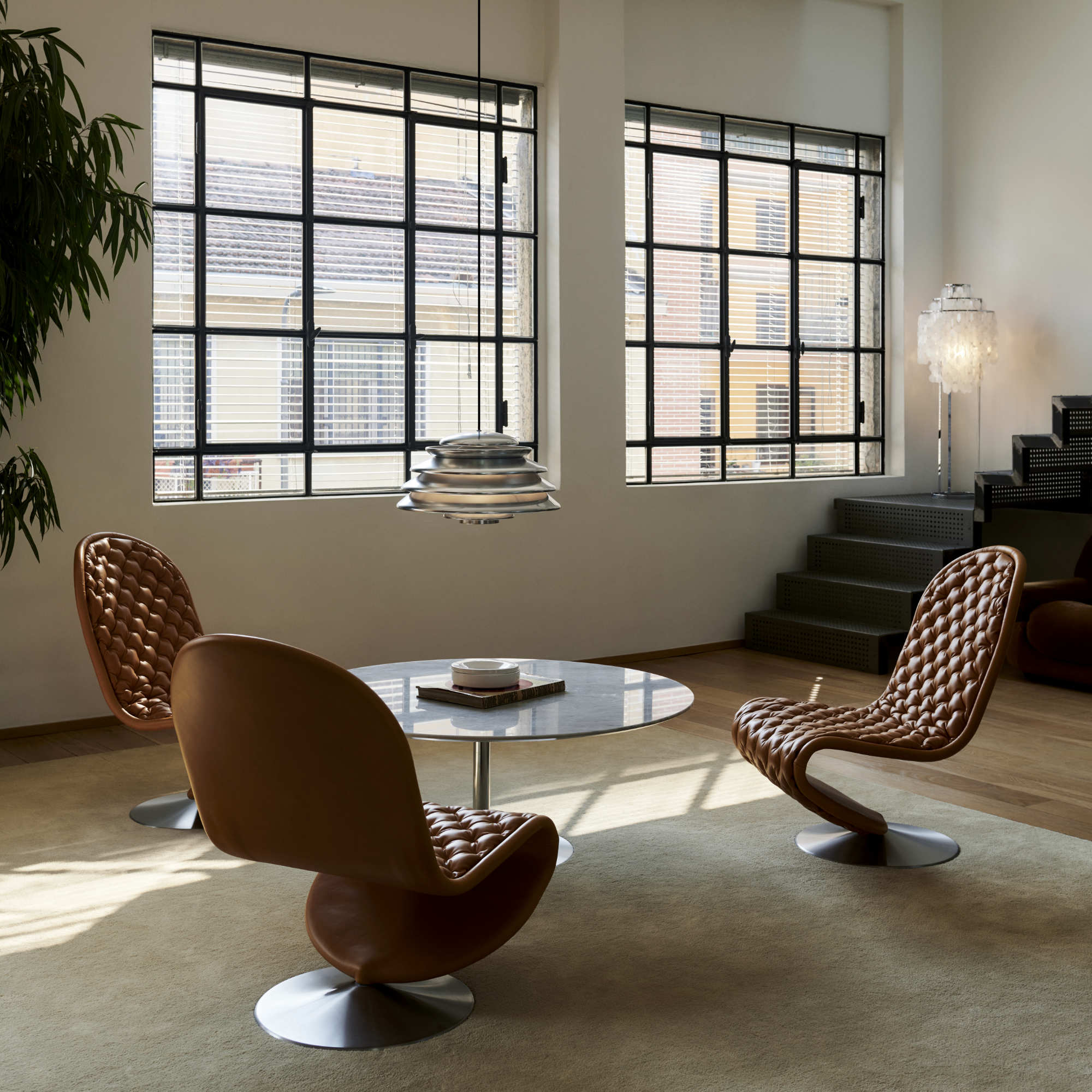 Hive 48 Pendant Lamp - Polished Aluminium