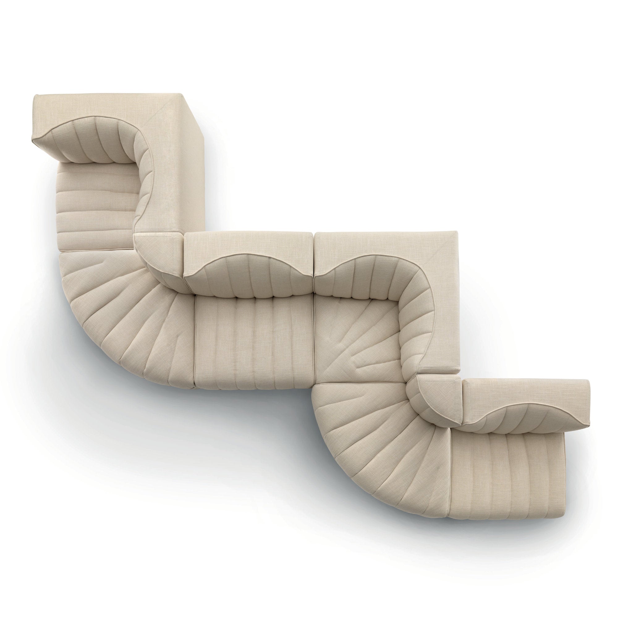 9000 NV13 Sofa - Fabric T2 (Etoile 2)-1