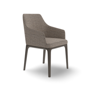 Amanda Comfort SAMC1 Dining Chair - Grey Stained Ash/Fabric (A 4130)