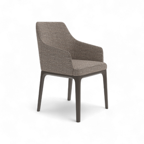 Amanda Comfort SAMC1 Dining Chair - Grey Stained Ash/Fabric (A 4130)