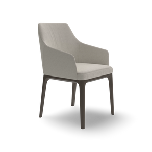 Amanda Comfort SAMC1 Dining Chair - Grey Stained Ash/Fabric (B 3330)