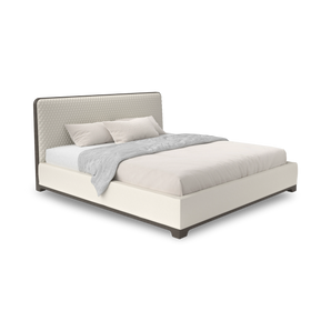 Bali 193 Bed - Grey Stained Ash/Leather (E 01 Essential)