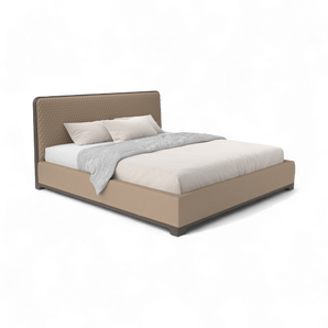 Bali 193 Bed - Grey Stained Ash/Leather (E 02 Essential)