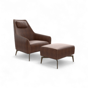 Carol PCR 1 Armchair W/ Footrest - Leather G (Wild 716)