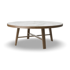 Compass TCP180M Dining Table - Heat Treated Stained Ash/Michelangelo Marble