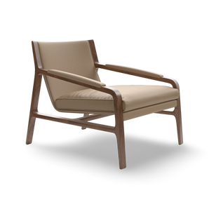 Margot PMG1 Armchair - Walnut/Leather (G 92123 Ultrasoft)