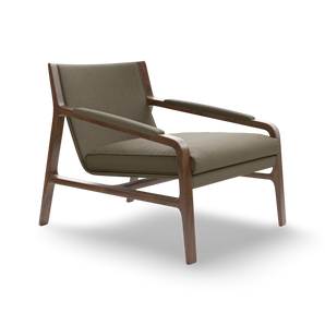 Margot PMG1 Armchair - Walnut/Leather (Luxe 416 Touch)