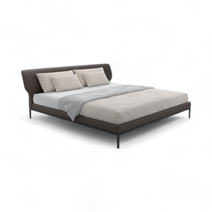 Maya 193 Bed - Black Pearl Metal/Ecoleather (B 3152)