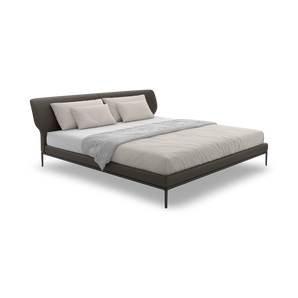 Maya 193 Bed - Black Pearl Metal/Ecoleather (B 3152)
