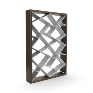 Shanghai LSH1 Bookcase - Heat Treated Oak/Concrete