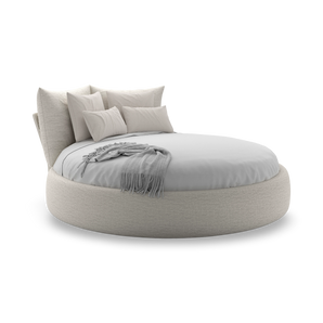 Timeo Round LTM240 Bed - Fabric (B 3330)