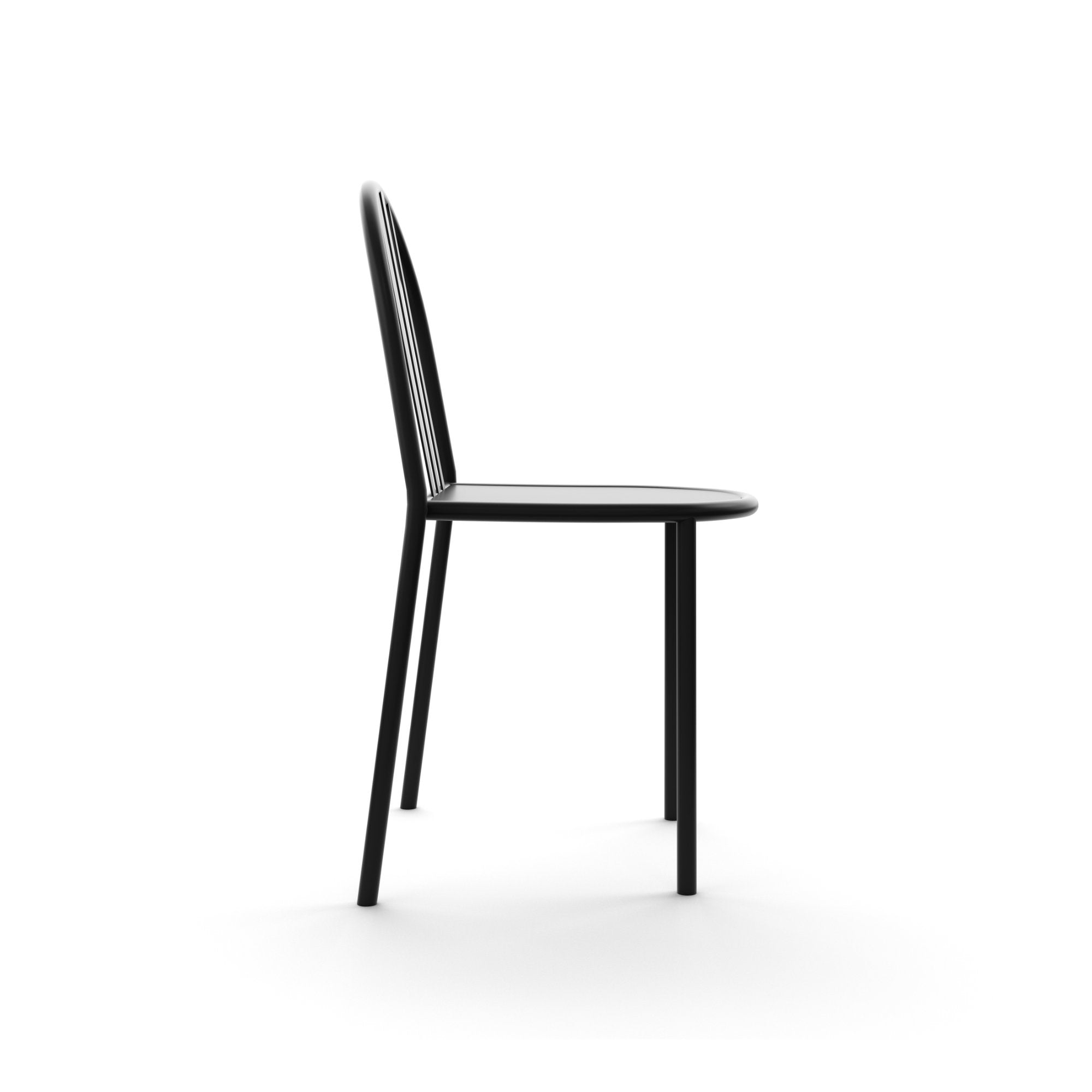 404 Dining Chair - Matt Black-3