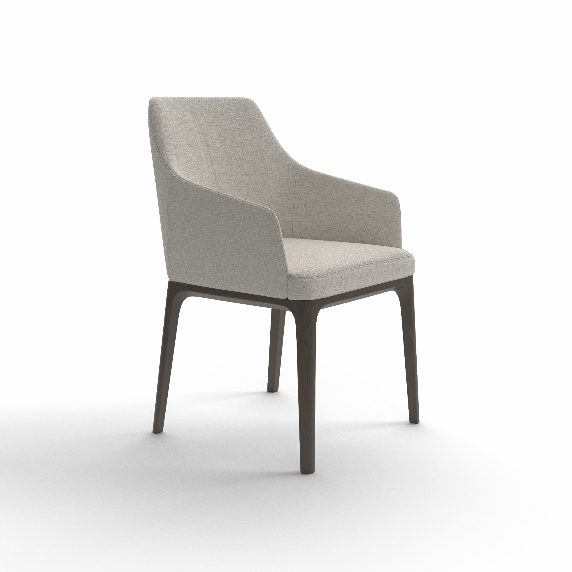 Amanda Comfort SAMC1 Dining Chair - Grey Stained Ash/Fabric (B 3330)-1