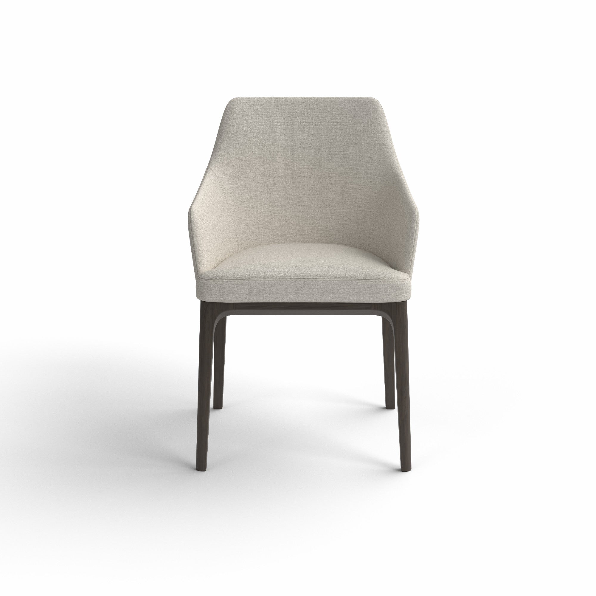 Amanda Comfort SAMC1 Dining Chair - Grey Stained Ash/Fabric (B 3330)-3