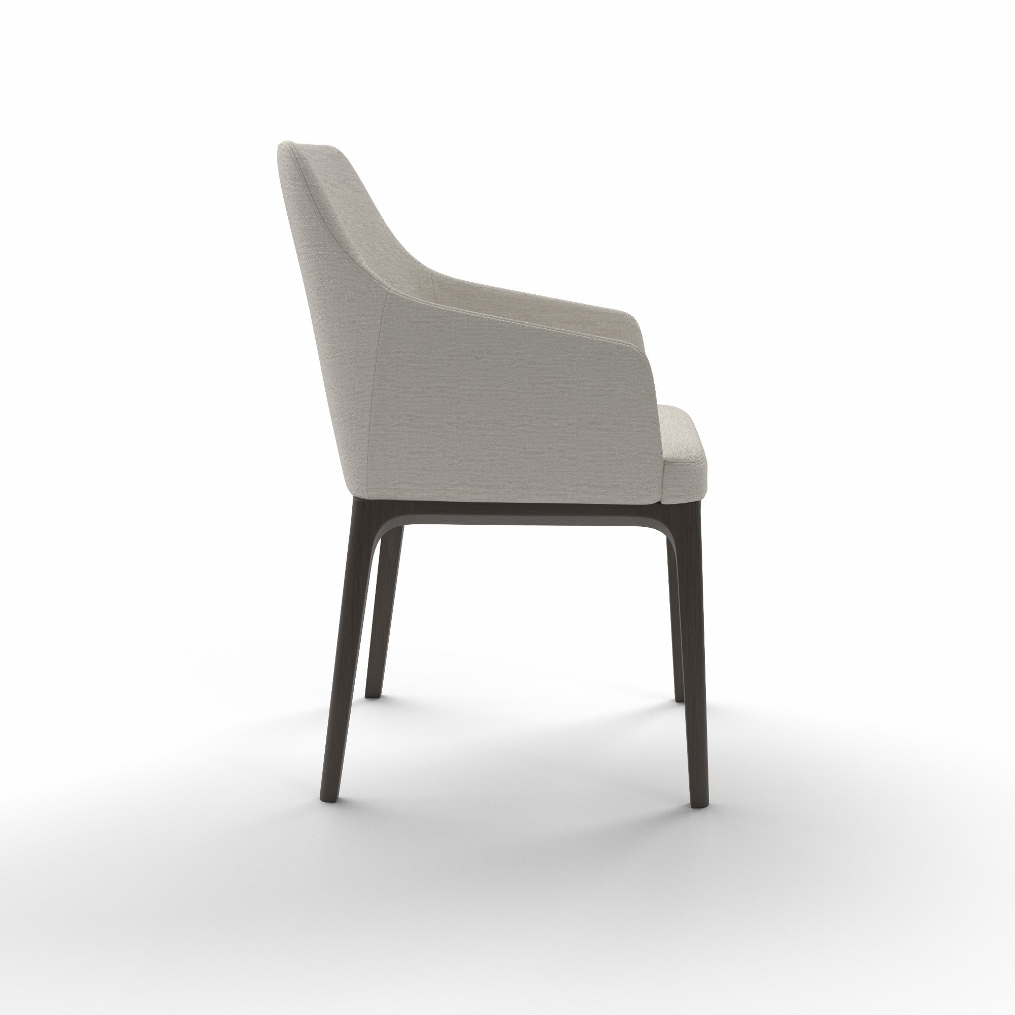 Amanda Comfort SAMC1 Dining Chair - Grey Stained Ash/Fabric (B 3330)-5