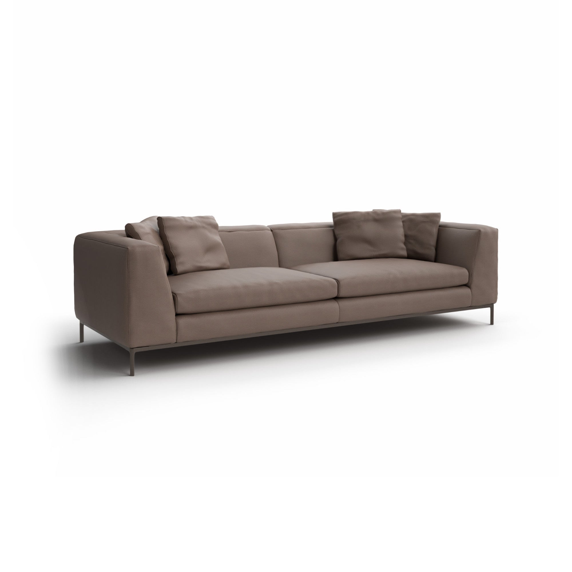 Cloud DCL 268 Sofa - Bronze/Leather (E 05 Essential)