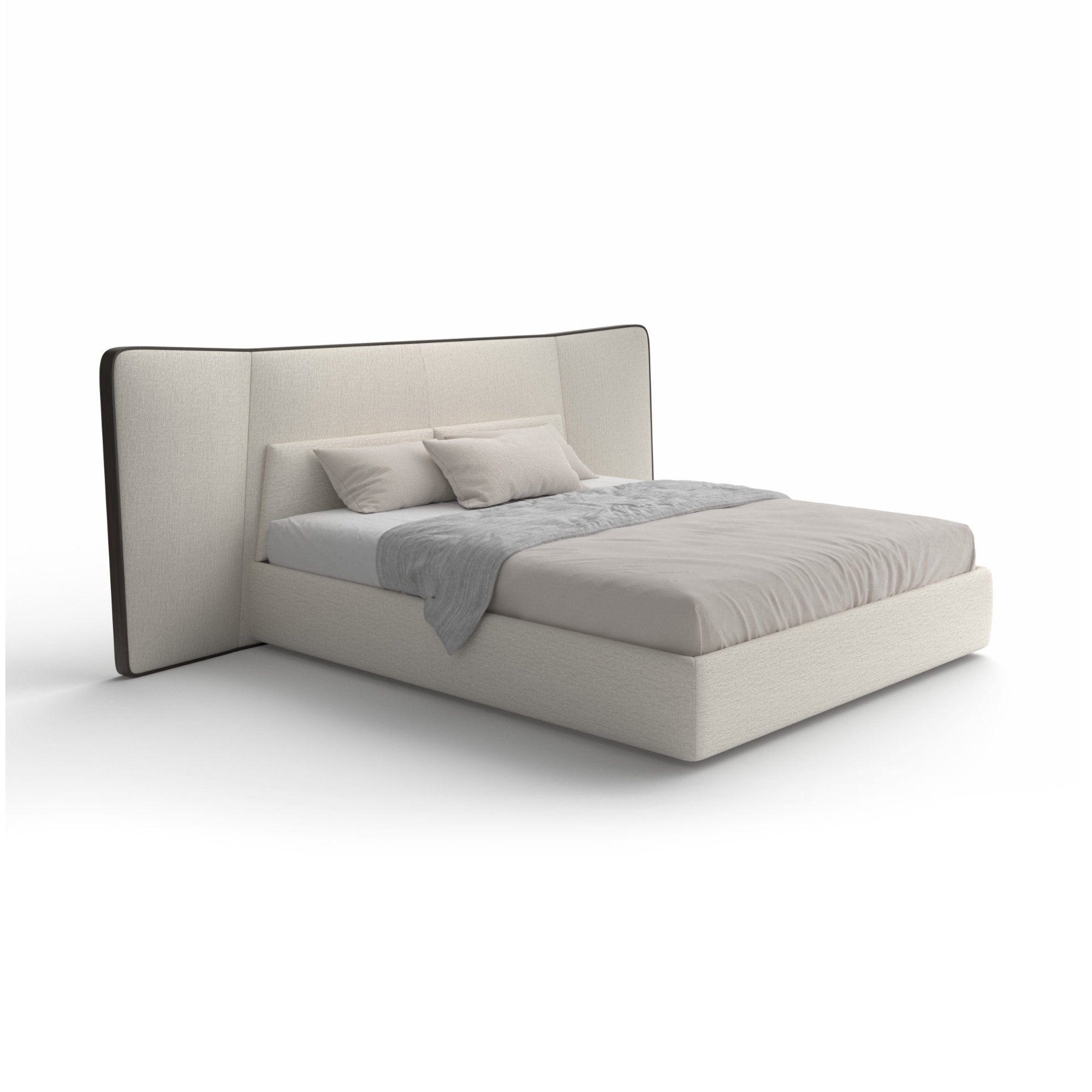 Coventry 180 Bed - Grey Stained Ash/Fabric (B 3330)