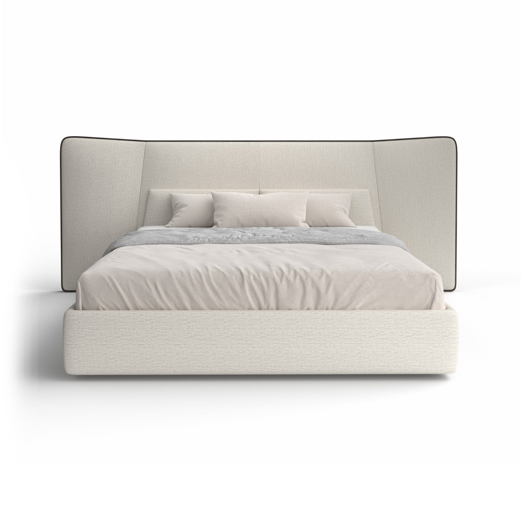 Coventry 180 Bed - Grey Stained Ash/Fabric (B 3330)-3
