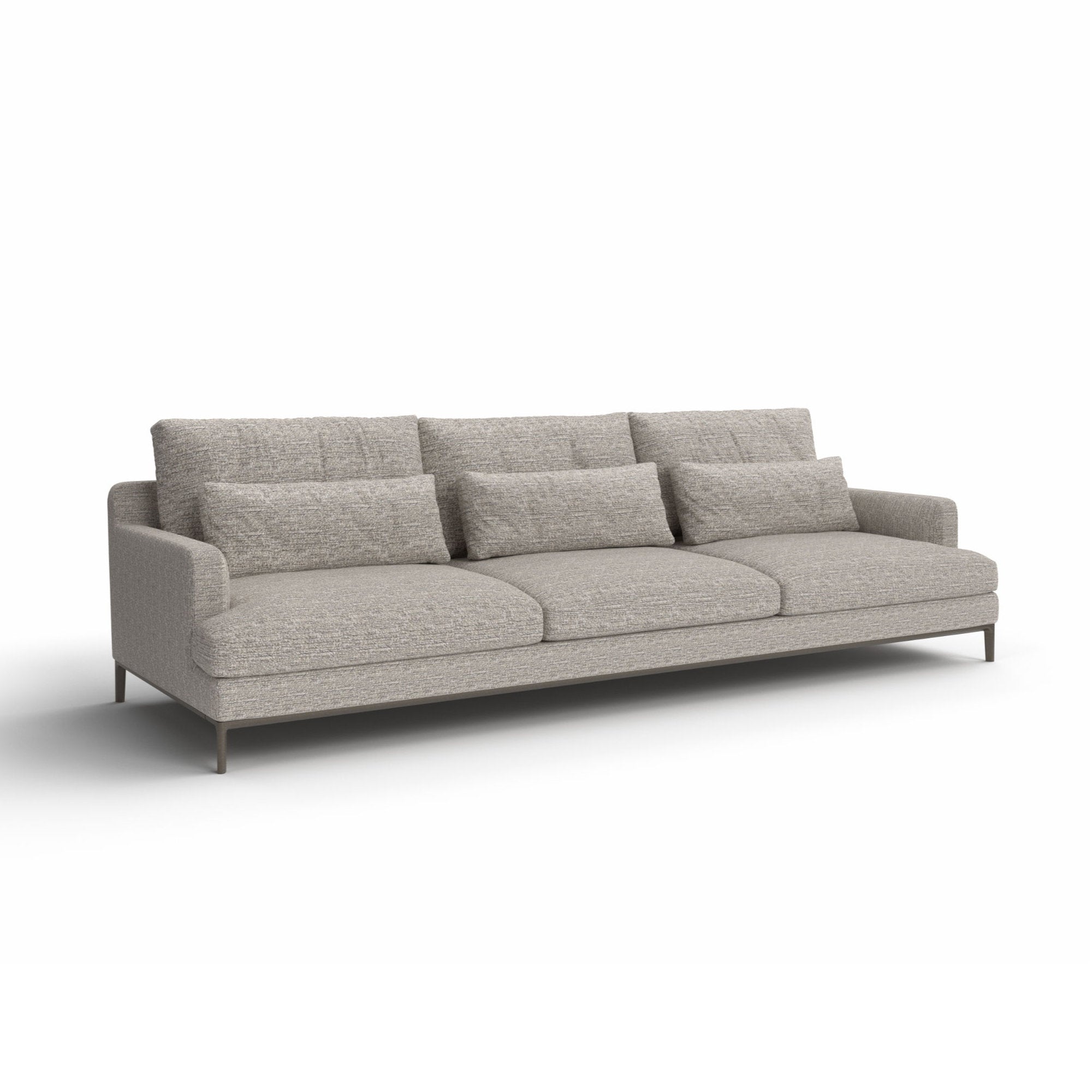 Edward DEW278 Sofa - Peltrox/Fabric (A 4129)