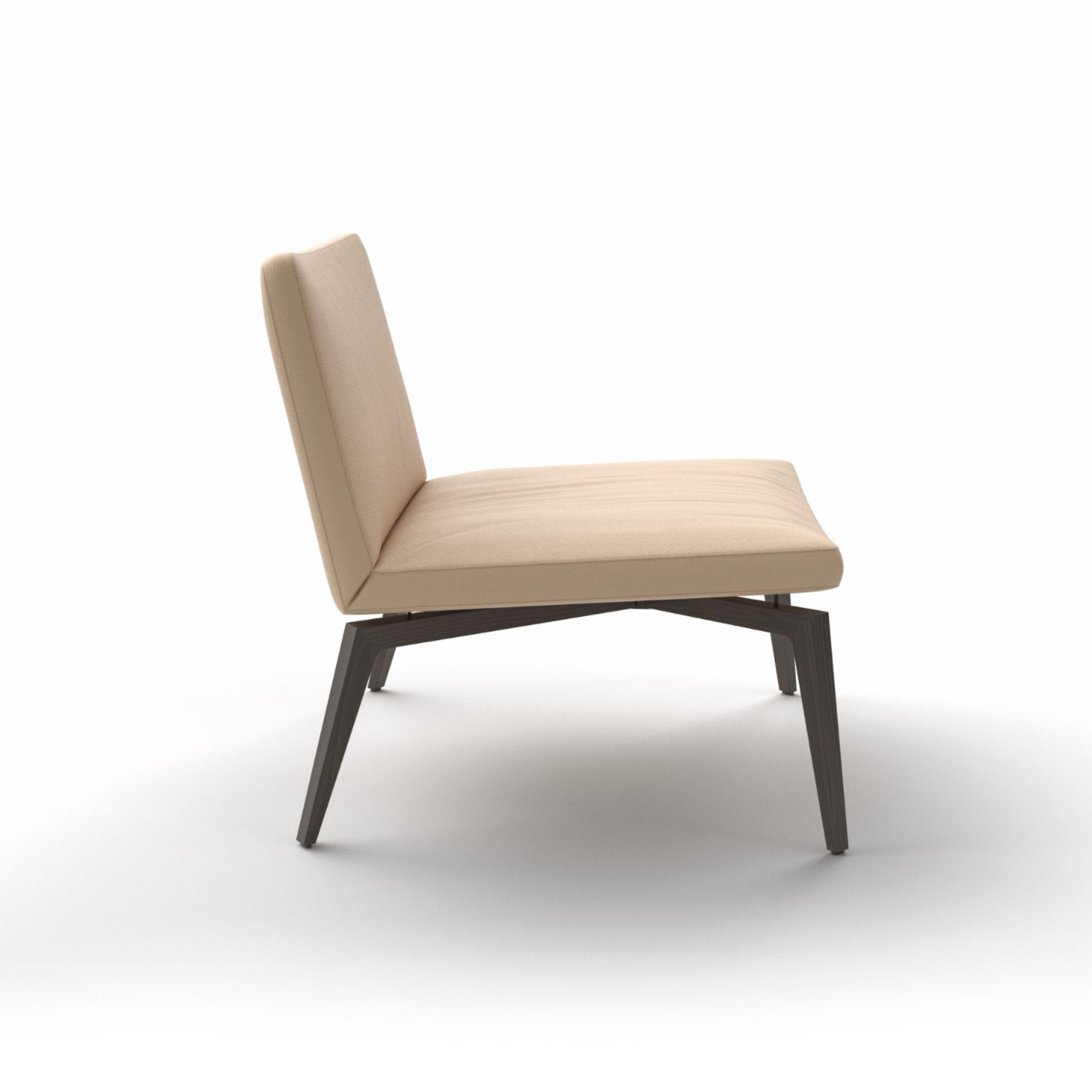 Flexa Lounge PFX1W Armchair - Grey Stained Ash/Leather (G 92135 Ultrasoft)-5