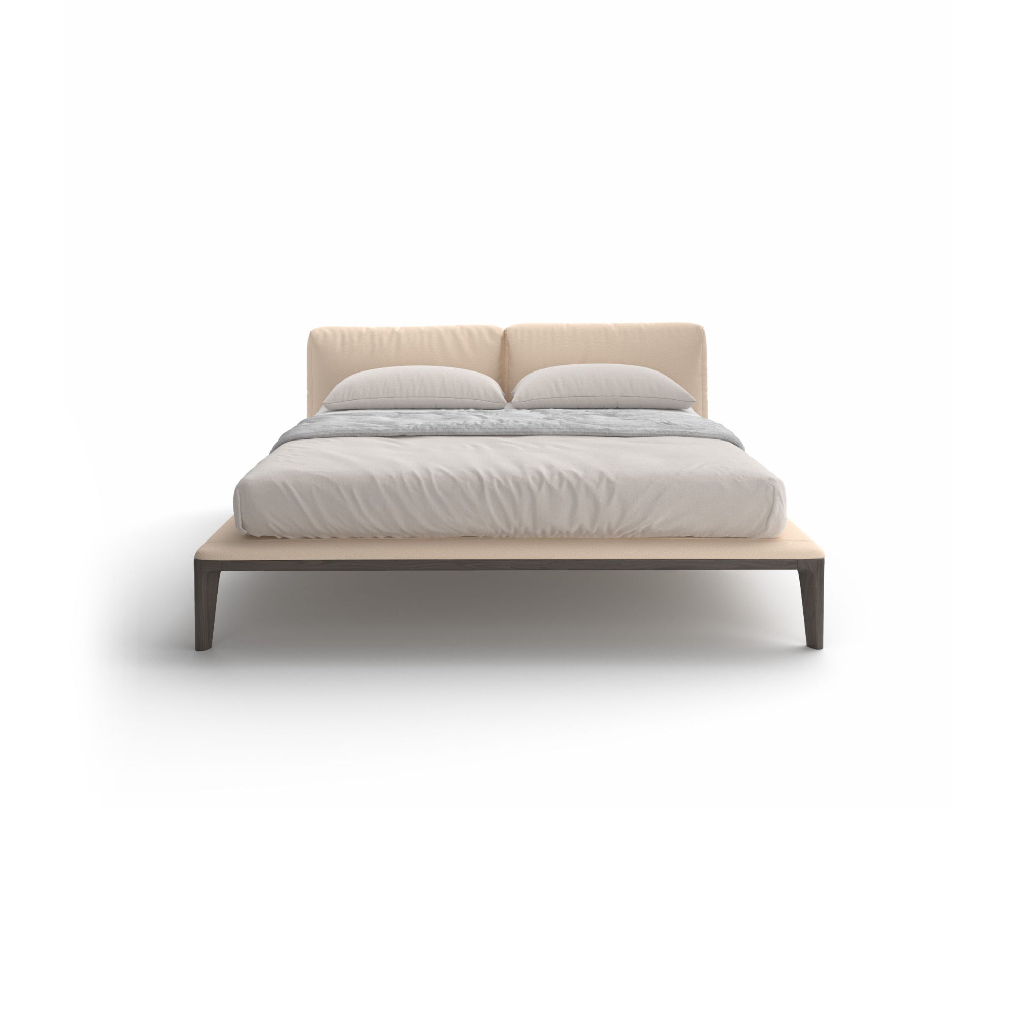 Join 180 Bed - Grey Stained Ash/Ecoleather (C 2335)-3